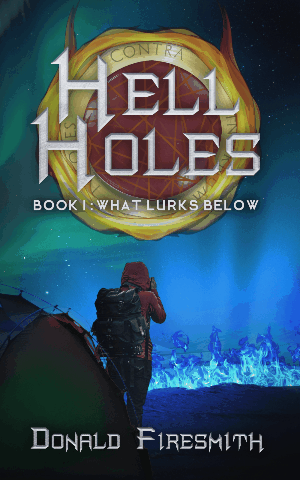 Animated Book Cover of Hell Holes: What Lurks Below
