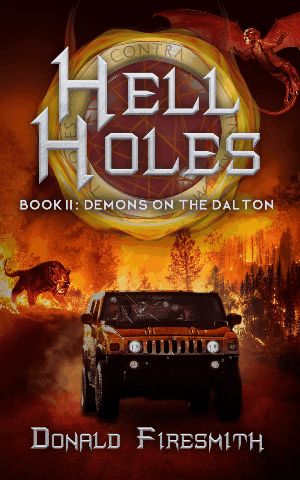 The front cover of Hell Holes: Demons on the Dalton