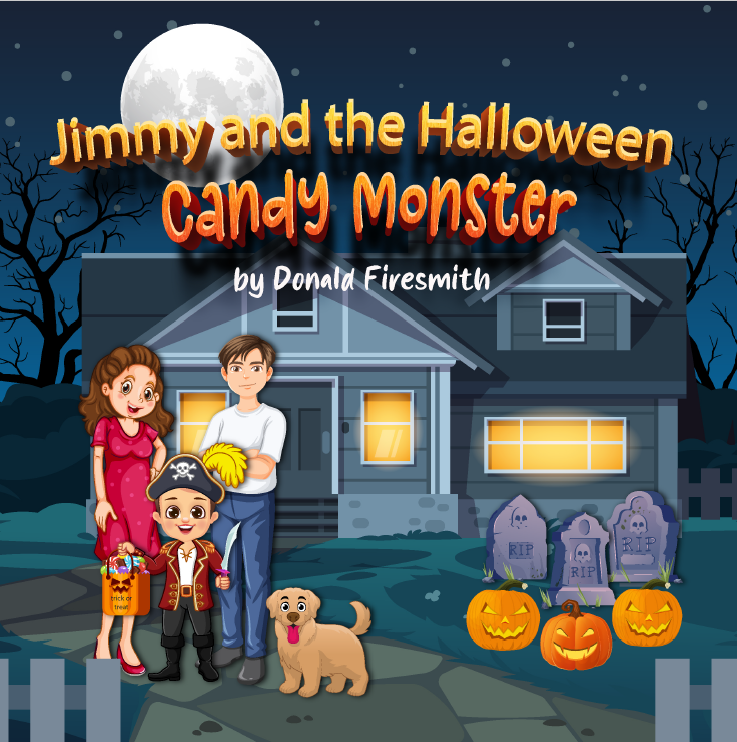 Book Cover of Jimmy and the Halloween Candy Monster