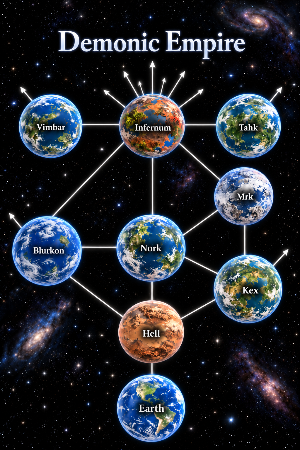 The worlds of Hell Holes.