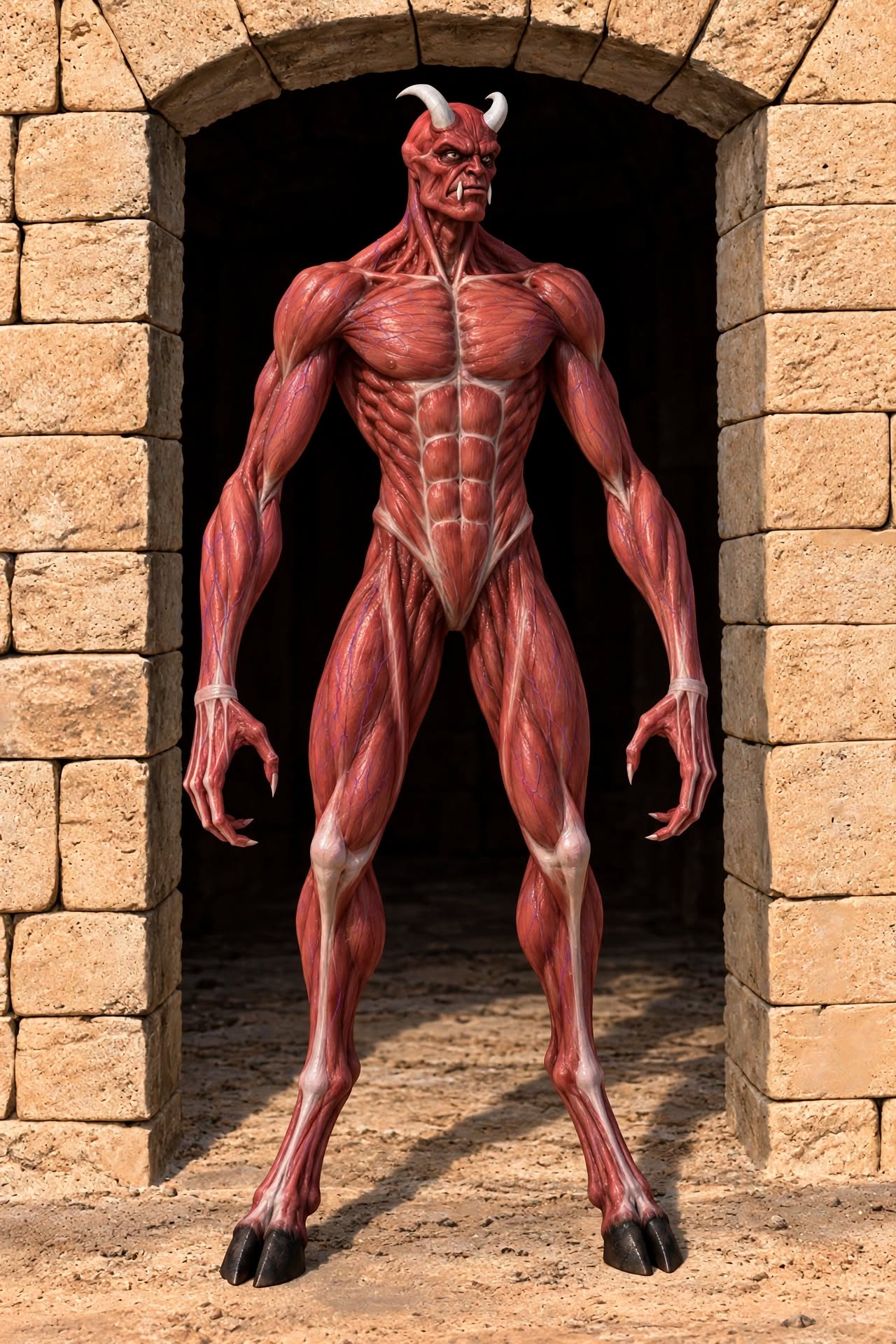 Illustration of a Fiend